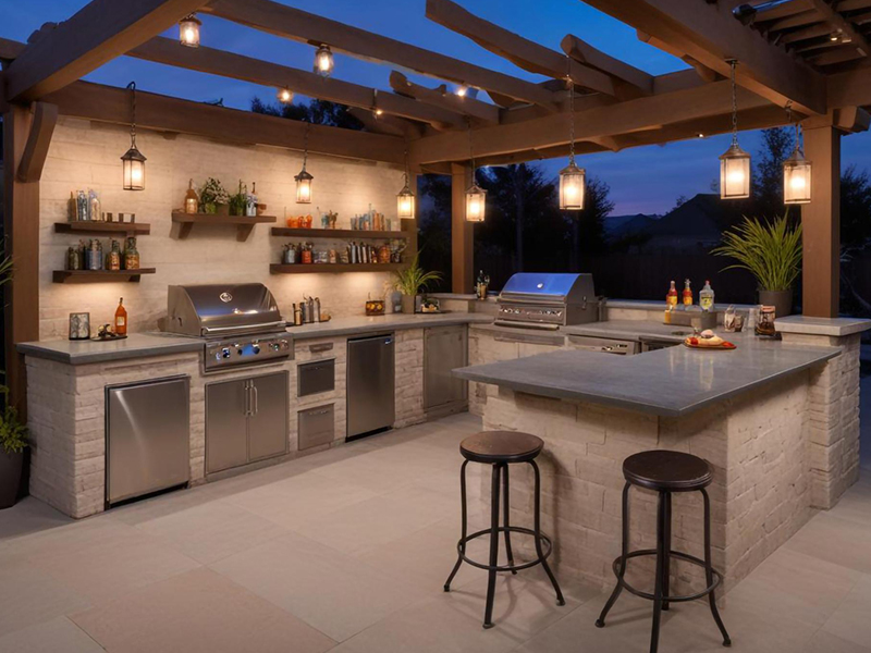 Barbecue & Bar Counter