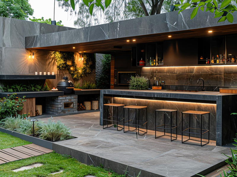 Barbecue & Bar Counter